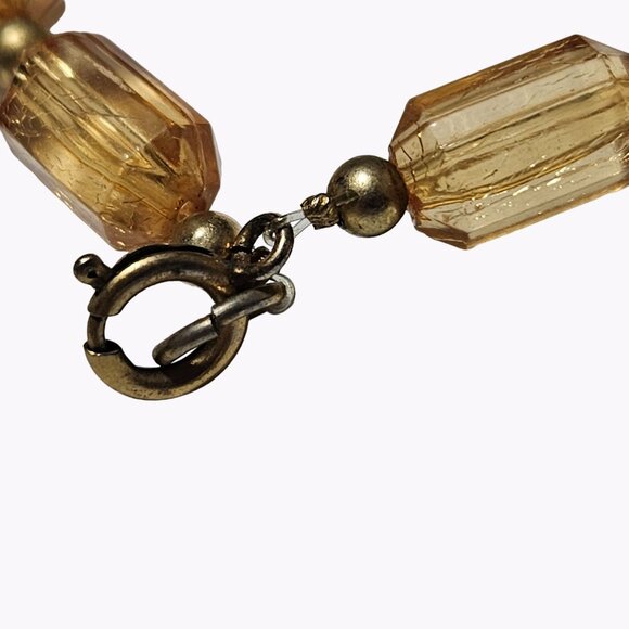 Artisan Tiger Eye Beaded Necklace Elegant Black Statement Fashion Jewelry Women - Picture 4 of 6